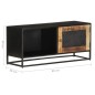 Mobile Porta TV 90x30x40 cm in Legno di Mango Grezzo Mobile Porta TV 90x30x40 cm in Legno di Mango Grezzo