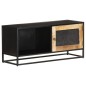 Mobile Porta TV 90x30x40 cm in Legno di Mango Grezzo Mobile Porta TV 90x30x40 cm in Legno di Mango Grezzo