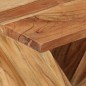 Tavolino 35x35x55 cm in Legno Massello di Acacia Tavolino 35x35x55 cm in Legno Massello di Acacia