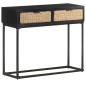 Tavolo Consolle 90x35x76 cm in Legno Massello di Mango Tavolo Consolle 90x35x76 cm in Legno Massello di Mango