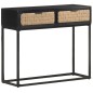 Tavolo Consolle 90x35x76 cm in Legno Massello di Mango Tavolo Consolle 90x35x76 cm in Legno Massello di Mango
