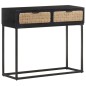 Tavolo Consolle 90x35x76 cm in Legno Massello di Mango Tavolo Consolle 90x35x76 cm in Legno Massello di Mango