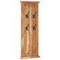 Appendiabiti 2 pz in Legno Massello di Acacia 38x100 cm Appendiabiti 2 pz in Legno Massello di Acacia 38x100 cm