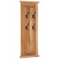 Appendiabiti 2 pz in Legno Massello di Acacia 38x100 cm Appendiabiti 2 pz in Legno Massello di Acacia 38x100 cm