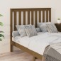 Testiera per Letto Marrone Miele 141x6x101 cm in Pino Massello