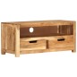 Mobile Porta TV 88x35x40 cm in Legno Massello di Acacia Mobile Porta TV 88x35x40 cm in Legno Massello di Acacia