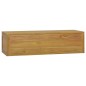 Mobile da Bagno a Parete 110x45x30 cm in Legno Massello di Teak Mobile da Bagno a Parete 110x45x30 cm in Legno Massello di Teak