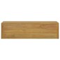 Mobile da Bagno a Parete 110x45x30 cm in Legno Massello di Teak Mobile da Bagno a Parete 110x45x30 cm in Legno Massello di Teak