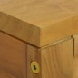 Mobile da Bagno a Parete 110x45x30 cm in Legno Massello di Teak Mobile da Bagno a Parete 110x45x30 cm in Legno Massello di Teak