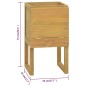 Mobile da Bagno 45x45x75 cm in Legno Massello di Teak Mobile da Bagno 45x45x75 cm in Legno Massello di Teak