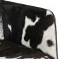 Sedia a Dondolo con Poggiapiedi Nero in Vera Pelle Sedia a Dondolo con Poggiapiedi Nero in Vera Pelle
