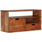 Mobile Porta TV 80x30x42 cm in Legno Massello di Acacia Mobile Porta TV 80x30x42 cm in Legno Massello di Acacia