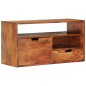 Mobile Porta TV 80x30x42 cm in Legno Massello di Acacia Mobile Porta TV 80x30x42 cm in Legno Massello di Acacia