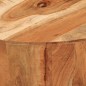 Tavolino da Salotto Ø52x30 cm in Legno Massello di Acacia Tavolino da Salotto Ø52x30 cm in Legno Massello di Acacia