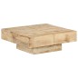 Tavolino da Caffè 80x80x28 cm in Legno Massello di Mango Tavolino da Caffè 80x80x28 cm in Legno Massello di Mango