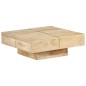 Tavolino da Caffè 80x80x28 cm in Legno Massello di Mango Tavolino da Caffè 80x80x28 cm in Legno Massello di Mango