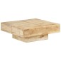Tavolino da Caffè 80x80x28 cm in Legno Massello di Mango Tavolino da Caffè 80x80x28 cm in Legno Massello di Mango