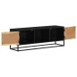 Mobile Porta TV 110x30x40 cm in Legno Massello di Mango e Ferro Mobile Porta TV 110x30x40 cm in Legno Massello di Mango e Ferro