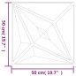 Pannelli Murali 24 pz Neri 50x50 cm EPS 6 m² Stella Pannelli Murali 24 pz Neri 50x50 cm EPS 6 m² Stella