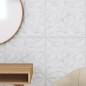 Pannelli Murali 24 pz Bianchi 50x50 cm EPS 6 m² Ametista Pannelli Murali 24 pz Bianchi 50x50 cm EPS 6 m² Ametista