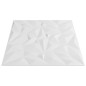 Pannelli Murali 24 pz Bianchi 50x50 cm EPS 6 m² Ametista Pannelli Murali 24 pz Bianchi 50x50 cm EPS 6 m² Ametista
