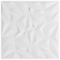Pannelli Murali 24 pz Bianchi 50x50 cm EPS 6 m² Ametista Pannelli Murali 24 pz Bianchi 50x50 cm EPS 6 m² Ametista