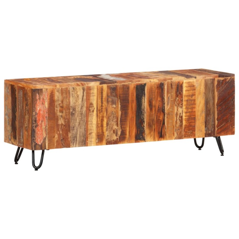 vidaXL Mobile Porta TV 110x30x40 cm in Legno Massello Riciclato vidaXL Mobile Porta TV 110x30x40 cm in Legno Massello Riciclato