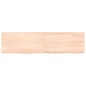 Ripiano a Parete 120x30x6 cm Legno Massello Rovere Non Trattato Ripiano a Parete 120x30x6 cm Legno Massello Rovere Non Trattato