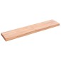 Ripiano Muro Marrone Chiaro 140x30x6cm Massello Rovere Trattato Ripiano Muro Marrone Chiaro 140x30x6cm Massello Rovere Trattato