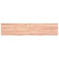 Ripiano Muro Marrone Chiaro 140x30x6cm Massello Rovere Trattato Ripiano Muro Marrone Chiaro 140x30x6cm Massello Rovere Trattato