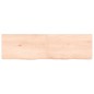 Ripiano a Parete 140x40x6 cm Legno Massello Rovere Non Trattato Ripiano a Parete 140x40x6 cm Legno Massello Rovere Non Trattato