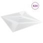 Pannelli Murali 24 pz Bianchi 50x50 cm EPS 6 m² Stella Pannelli Murali 24 pz Bianchi 50x50 cm EPS 6 m² Stella