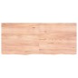 vidaXL Ripiano Muro Marrone 140x60x(2-4) cm Massello Rovere Trattato vidaXL Ripiano Muro Marrone 140x60x(2-4) cm Massello Rovere Trattato