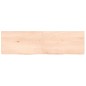 Ripiano a Parete 140x40x4 cm Legno Massello Rovere Non Trattato Ripiano a Parete 140x40x4 cm Legno Massello Rovere Non Trattato