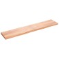 vidaXL Ripiano Muro Marrone 200x40x(2-6) cm Massello Rovere Trattato vidaXL Ripiano Muro Marrone 200x40x(2-6) cm Massello Rovere Trattato