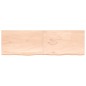 Ripiano a Parete 200x60x4 cm Legno Massello Rovere Non Trattato Ripiano a Parete 200x60x4 cm Legno Massello Rovere Non Trattato