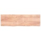 vidaXL Ripiano Muro Marrone 200x60x(2-6) cm Massello Rovere Trattato vidaXL Ripiano Muro Marrone 200x60x(2-6) cm Massello Rovere Trattato
