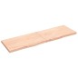 Ripiano a Parete 200x60x6 cm Legno Massello Rovere Non Trattato Ripiano a Parete 200x60x6 cm Legno Massello Rovere Non Trattato