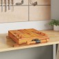 Banco da Lavoro con Morsa 52x44x9,5 cm Legno Massello di Acacia Banco da Lavoro con Morsa 52x44x9,5 cm Legno Massello di Acacia
