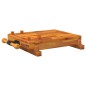 Banco da Lavoro con Morsa 52x44x9,5 cm Legno Massello di Acacia Banco da Lavoro con Morsa 52x44x9,5 cm Legno Massello di Acacia