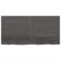 vidaXL Ripiano Marrone Scuro 120x60x(2-6) cm Massello Rovere Trattato vidaXL Ripiano Marrone Scuro 120x60x(2-6) cm Massello Rovere Trattato