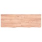 vidaXL Ripiano Muro Marrone 120x40x(2-6) cm Massello Rovere Trattato