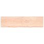 Ripiano a Parete 200x50x6 cm Legno Massello Rovere Non Trattato Ripiano a Parete 200x50x6 cm Legno Massello Rovere Non Trattato