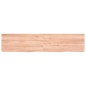vidaXL Ripiano Muro Marrone 180x40x(2-6) cm Massello Rovere Trattato vidaXL Ripiano Muro Marrone 180x40x(2-6) cm Massello Rovere Trattato