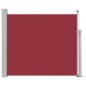 vidaXL Tenda Laterale Retrattile per Patio 100x300 cm Rossa vidaXL Tenda Laterale Retrattile per Patio 100x300 cm Rossa