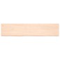 Ripiano a Parete 180x40x6 cm Legno Massello Rovere Non Trattato Ripiano a Parete 180x40x6 cm Legno Massello Rovere Non Trattato