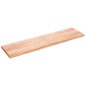 Ripiano Muro Marrone Chiaro 200x50x6cm Massello Rovere Trattato Ripiano Muro Marrone Chiaro 200x50x6cm Massello Rovere Trattato