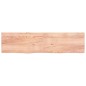 Ripiano Muro Marrone Chiaro 200x50x6cm Massello Rovere Trattato Ripiano Muro Marrone Chiaro 200x50x6cm Massello Rovere Trattato