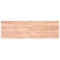 vidaXL Ripiano Muro Marrone 160x50x(2-4) cm Massello Rovere Trattato vidaXL Ripiano Muro Marrone 160x50x(2-4) cm Massello Rovere Trattato