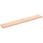 vidaXL Ripiano a Parete 220x30x(2-6) cm Massello Rovere Non Trattato vidaXL Ripiano a Parete 220x30x(2-6) cm Massello Rovere Non Trattato